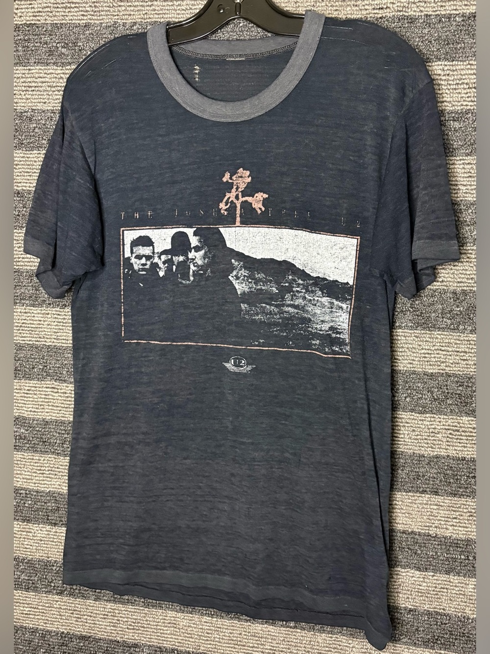 Vintage 1987 U2 The Joshua Tree Single Stitch Band T-Shirt Men’s Medium Thin